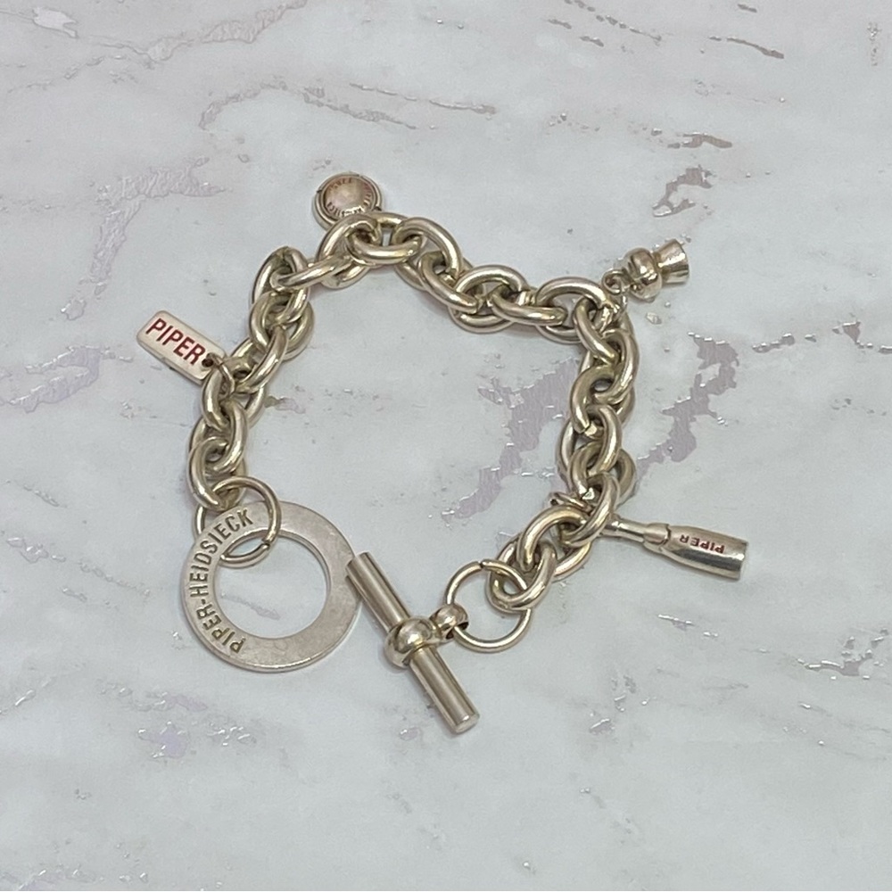 Piper Heidsieck Charm Bracelet. Chain Bracelet. Charm Bracelet.